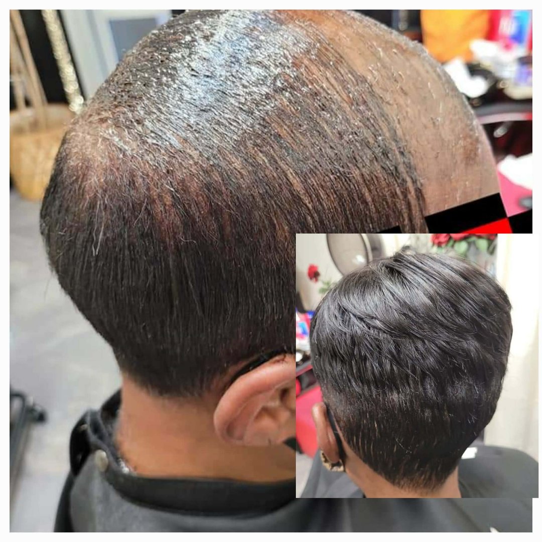 Beautiful hair transformation