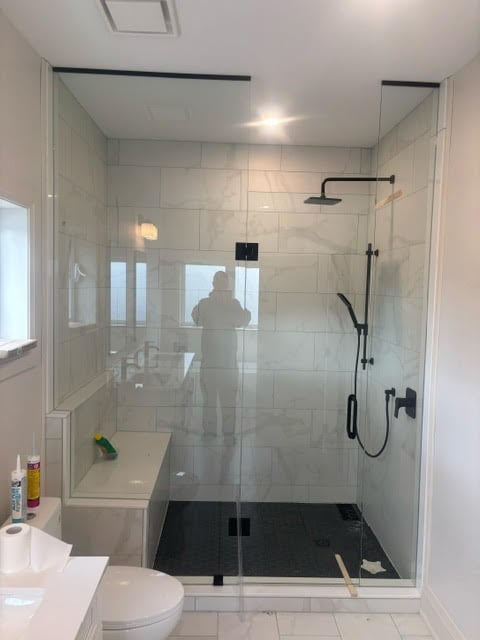 Bathroom after renovation - view 1