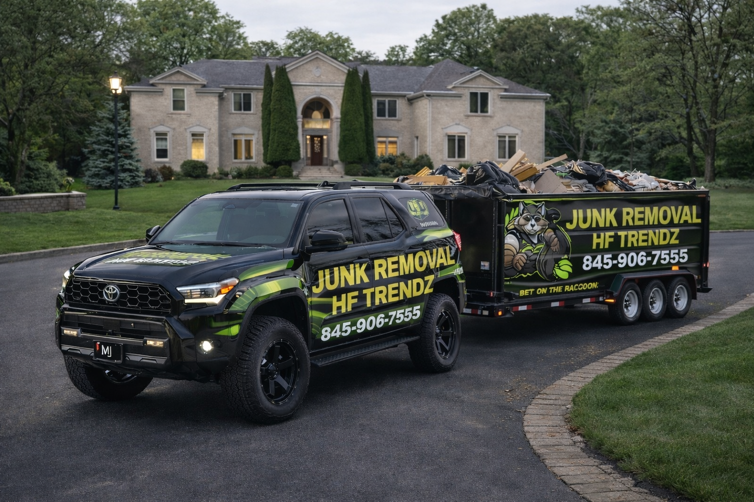 Junk Removal HF Trendz Truck Loaded