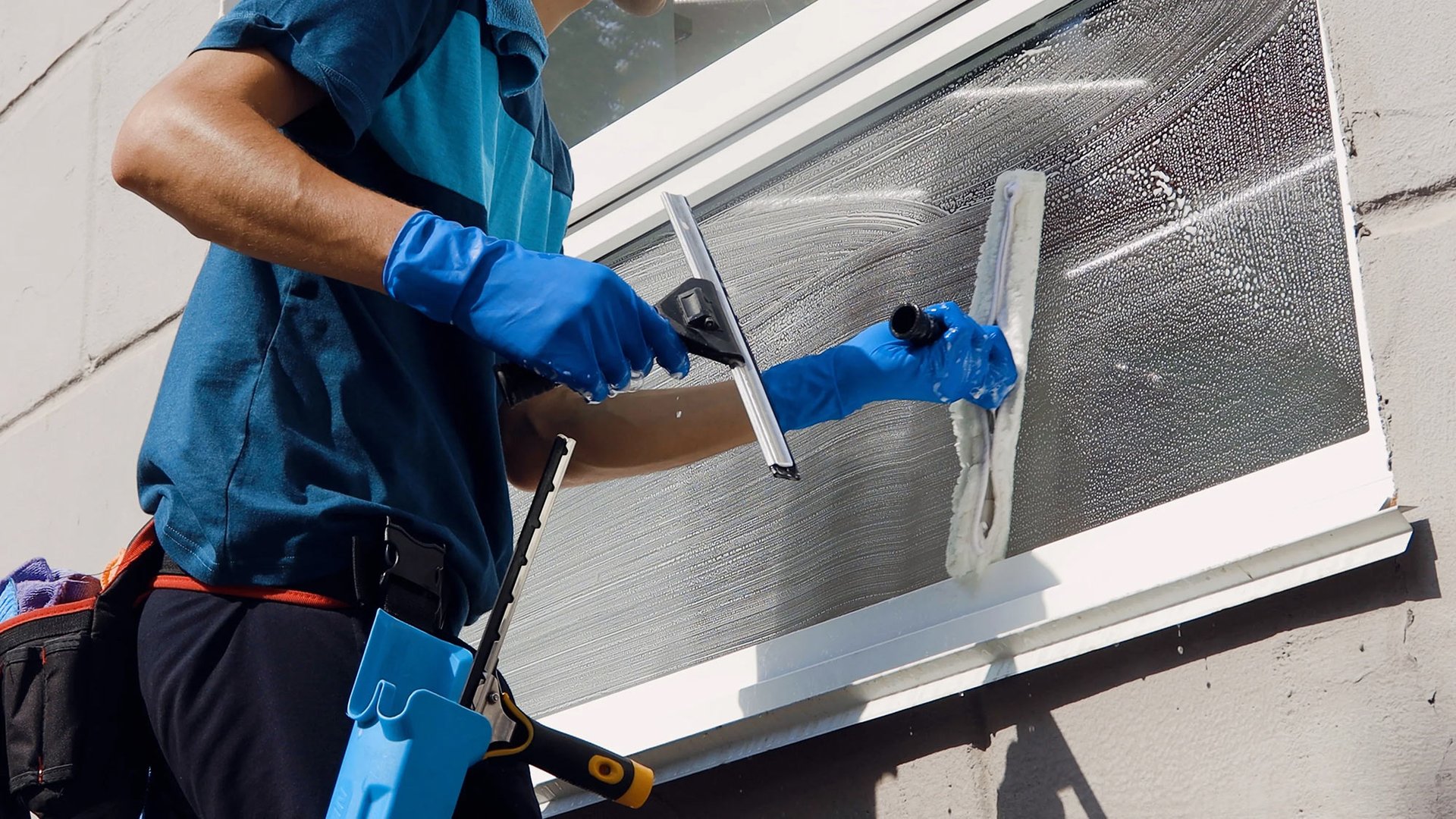 Professional window cleaning service