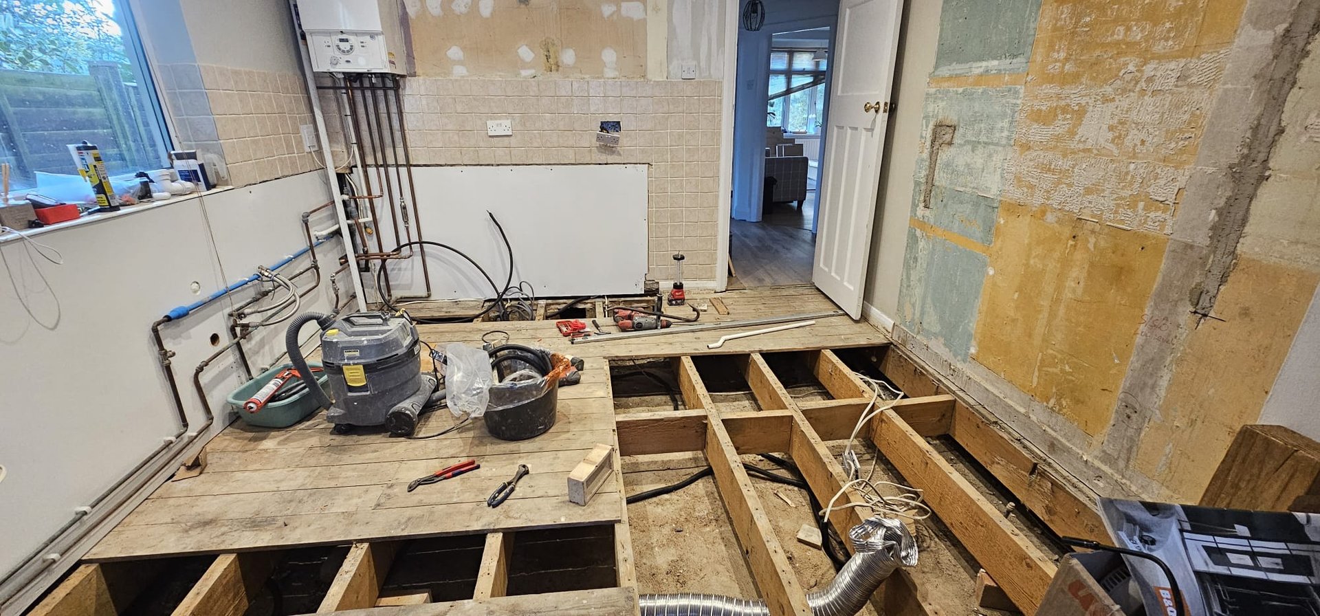 Kitchen 2 during renovation