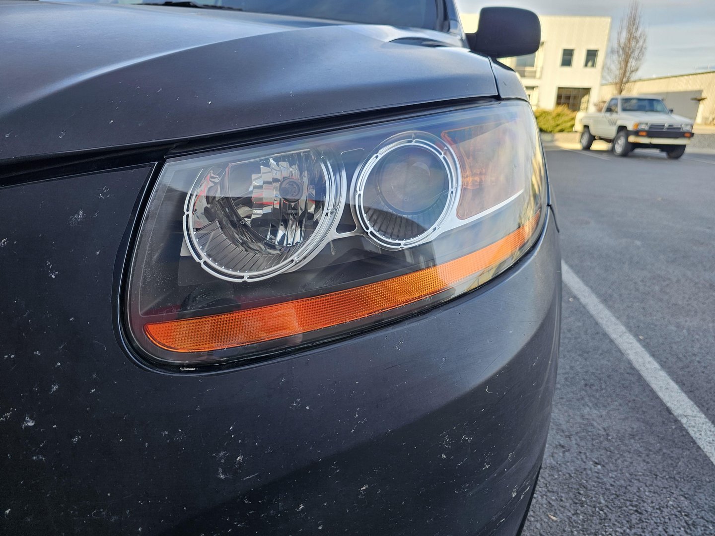 After headlight restoration - Hyundai crystal clear headlights