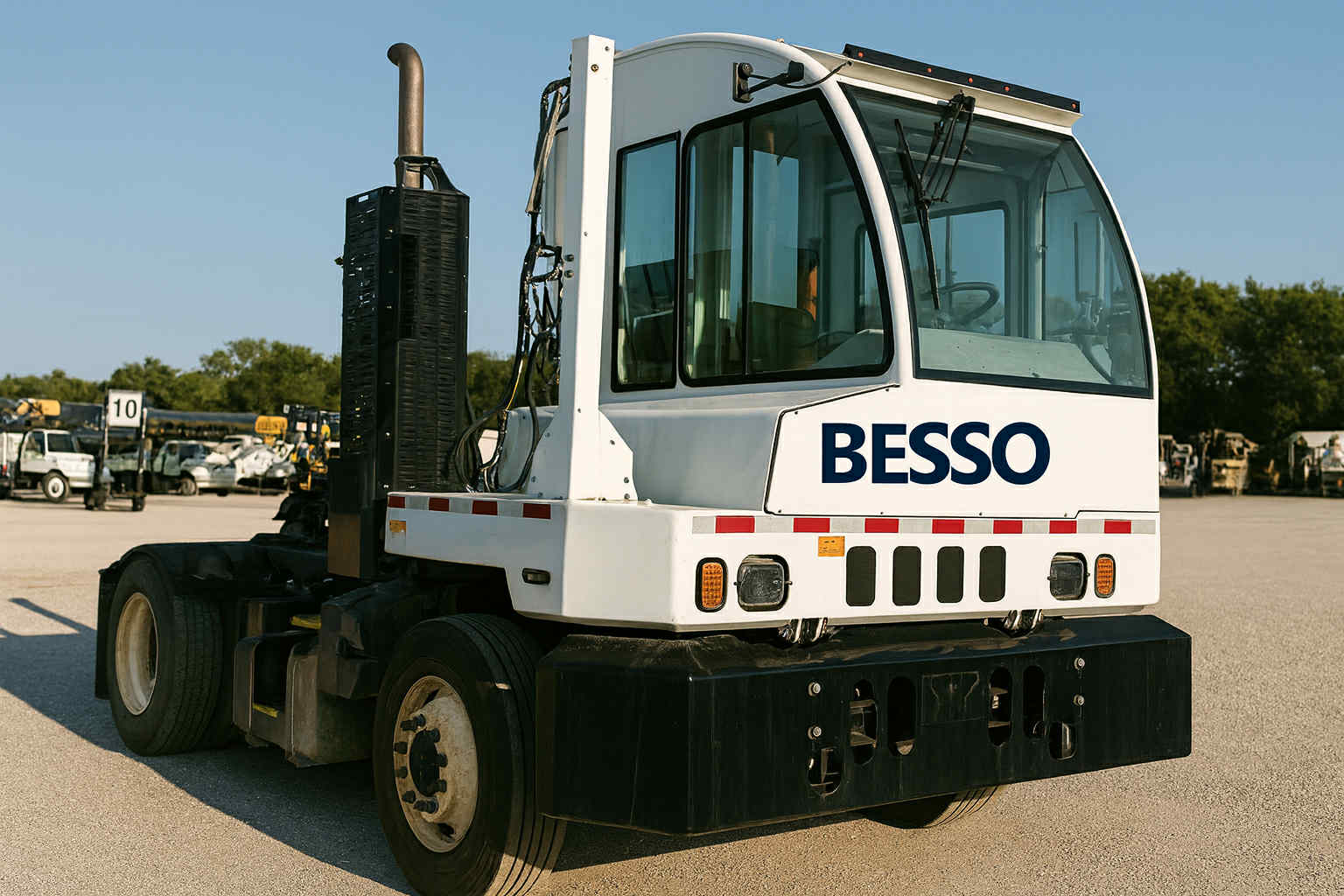 Besso Transport truck with logo