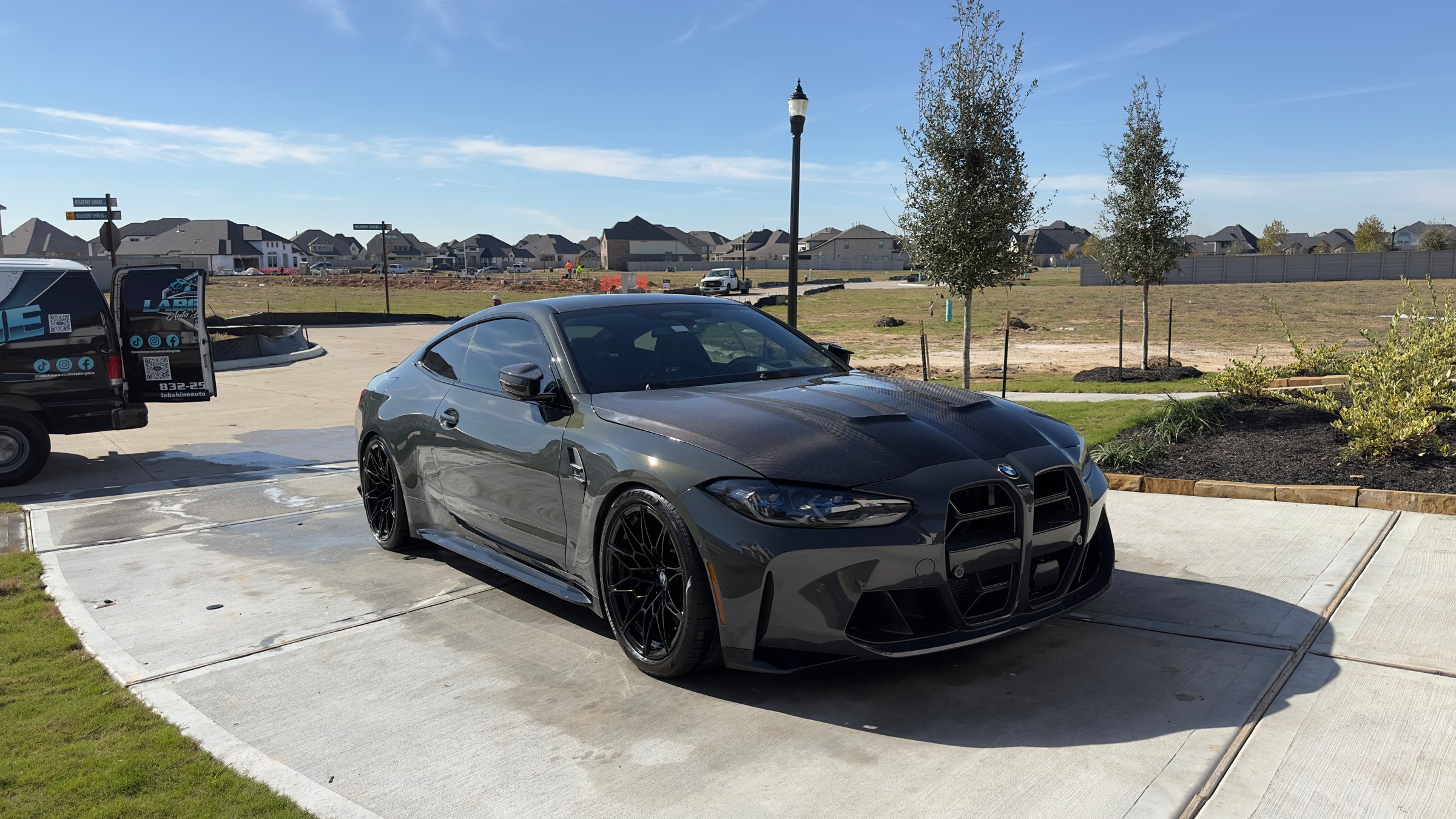 Luxury car exterior detail