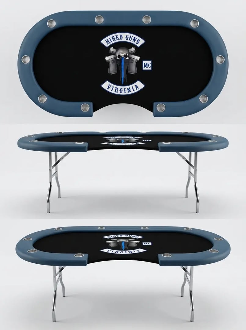 Custom poker table