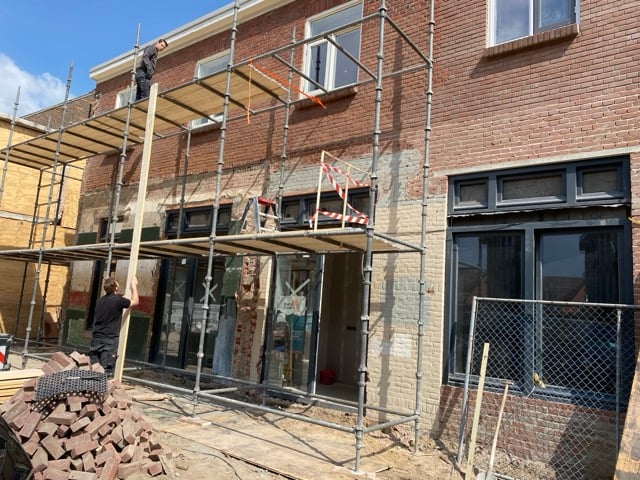 gevel renovatie project oss tns afbouw