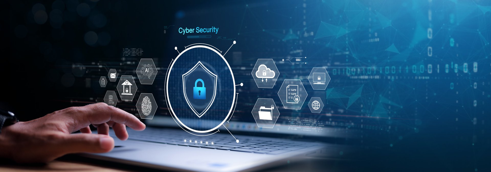 Cybersecurity concept with secure access to user information