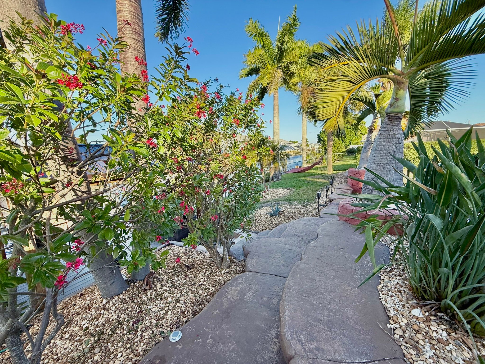 Walkway to dock at Salt Life Villa