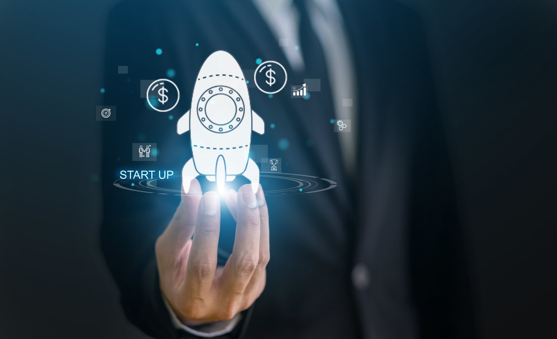 People with startup concept, SME business growth, entrepreneurship, investment financial success, business development, digital marketing, small business and leadership, new product strategy plan