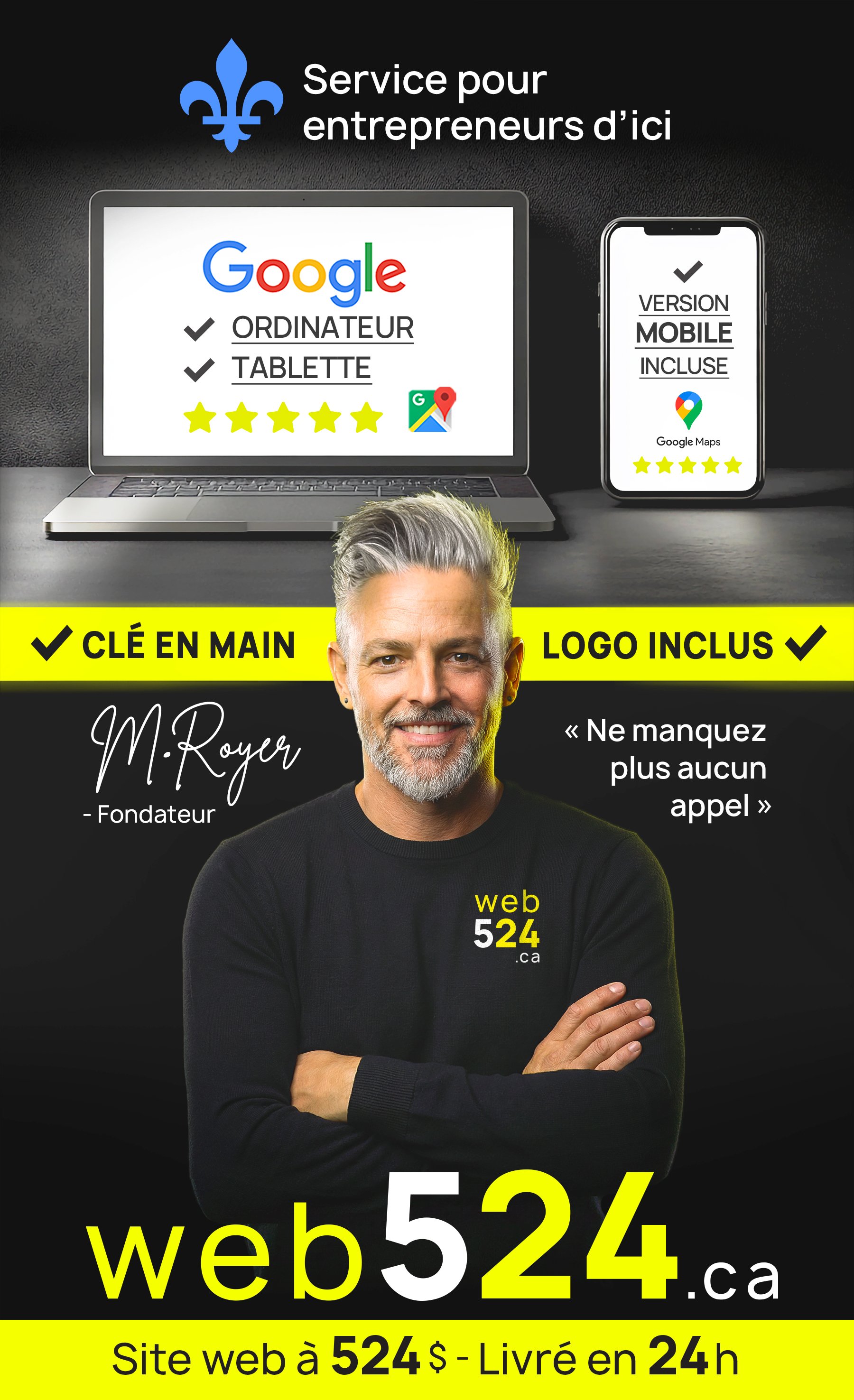 Web524.ca - Site web professionnel