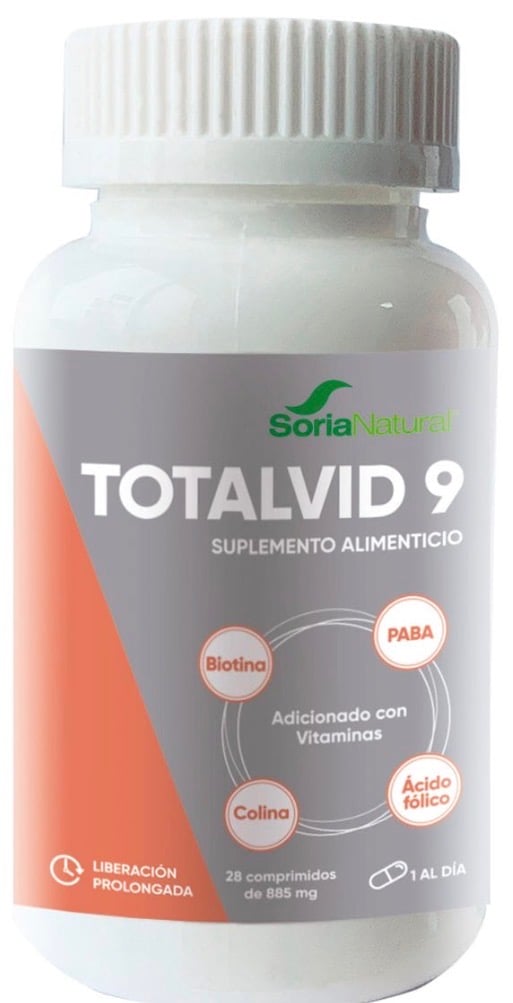 TotalVid 9 Complejo B de alta potencia para energía sistema nervioso y renovación celular