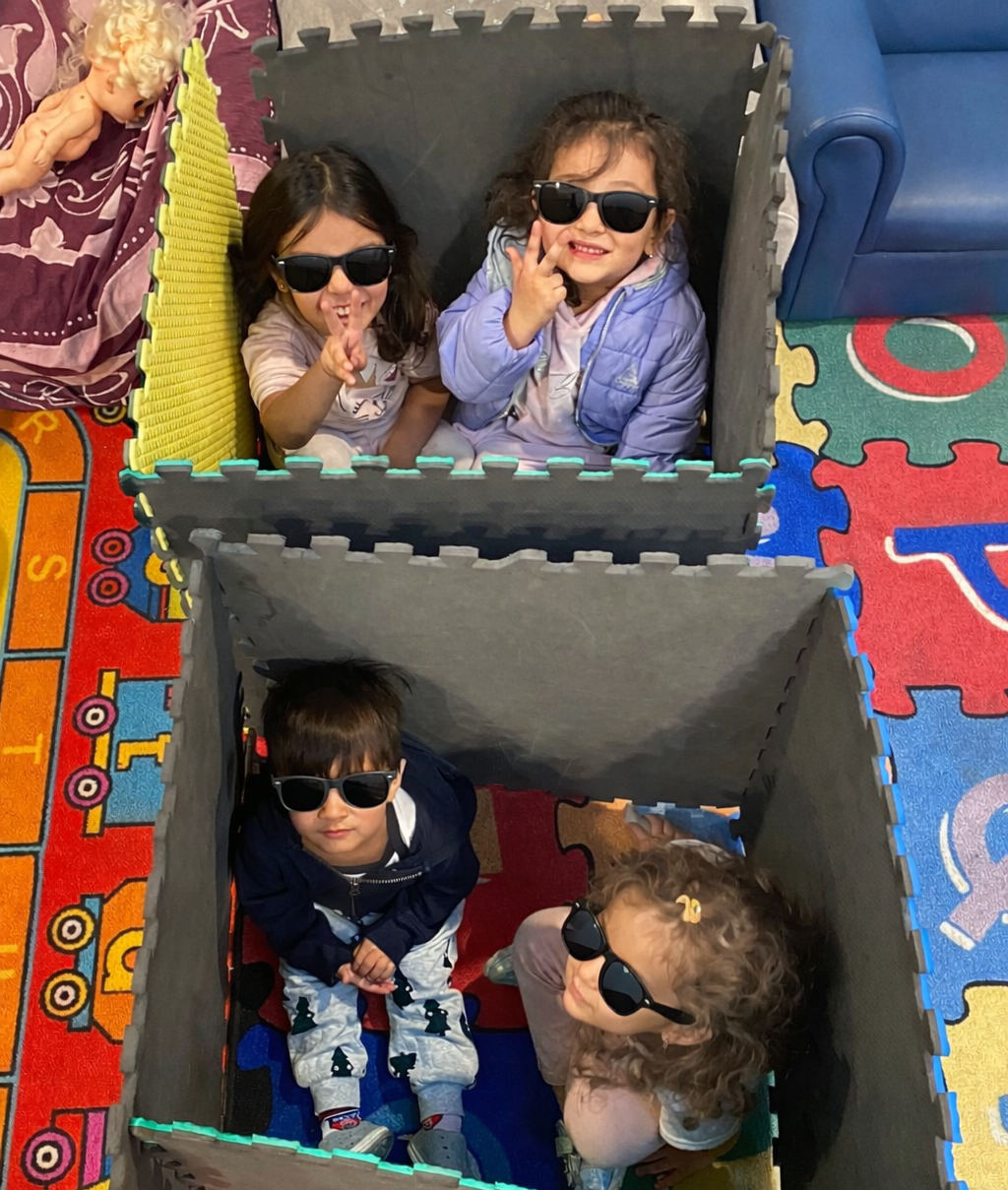 Happy child at daycare