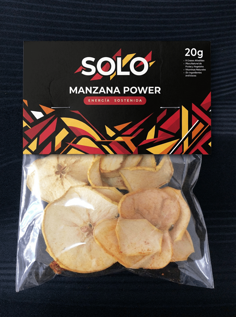 Manzana Power - Snack saludable de manzana deshidratada