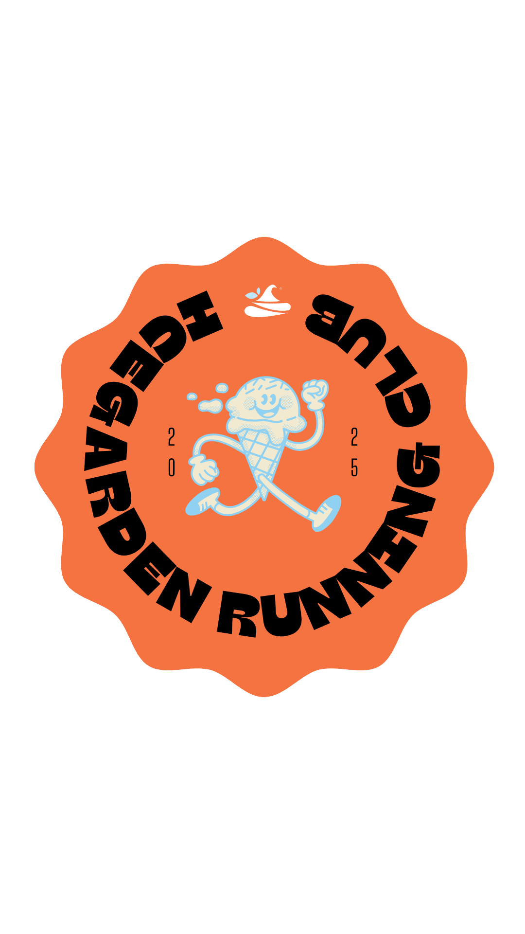 Running Club Sticker