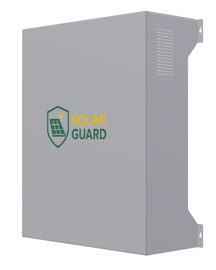 Light grey inverter cover - front right view