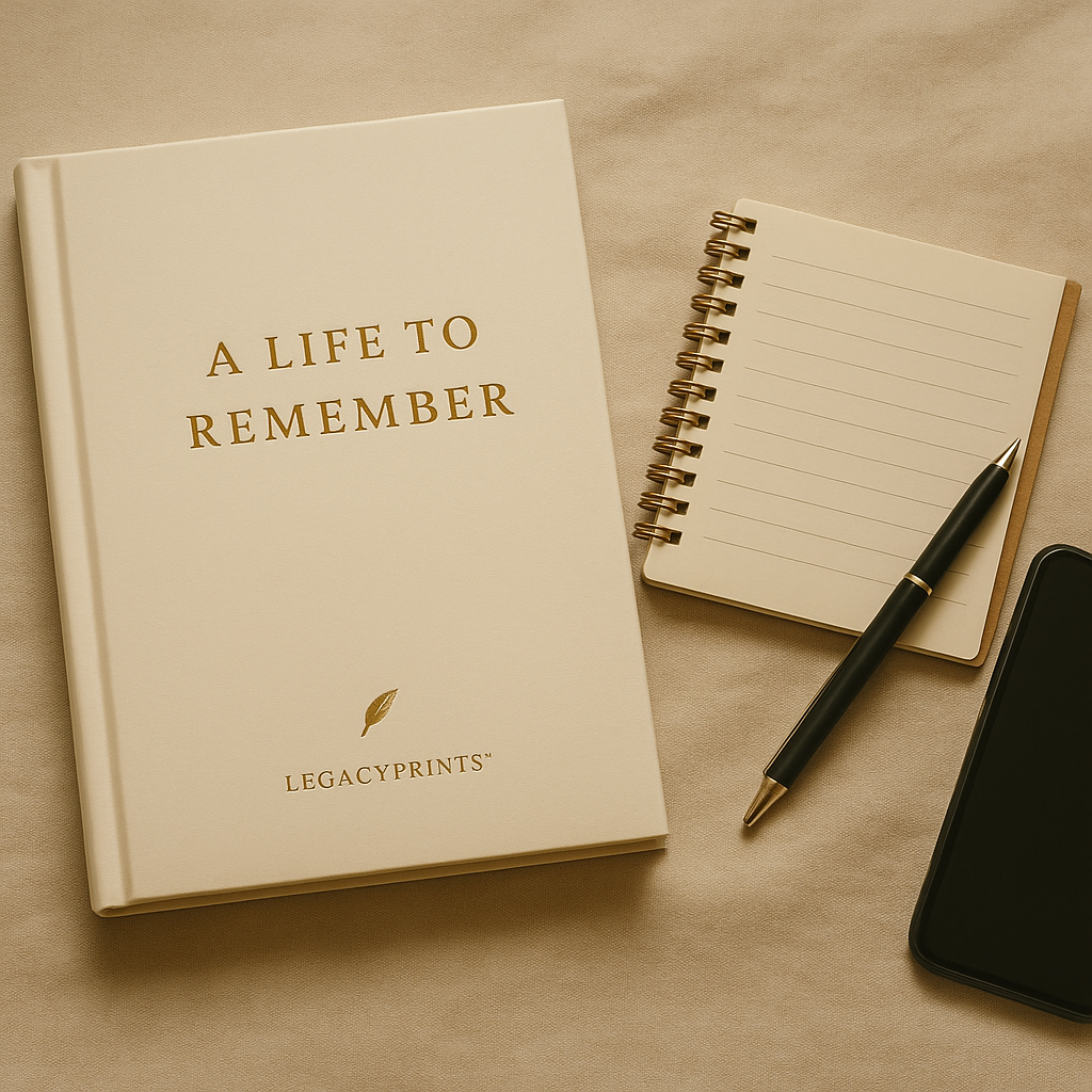 Interview Edition - Comprehensive life storybook with phone/Zoom interview