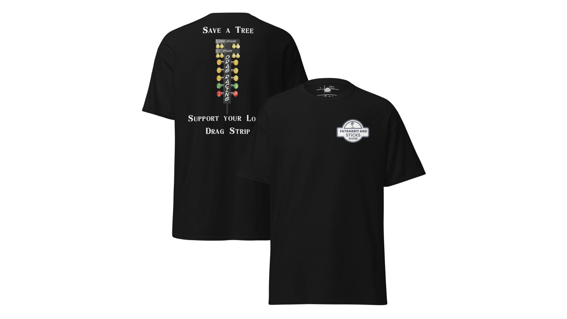 Fat Rabbit and Sticks Show T-Shirt