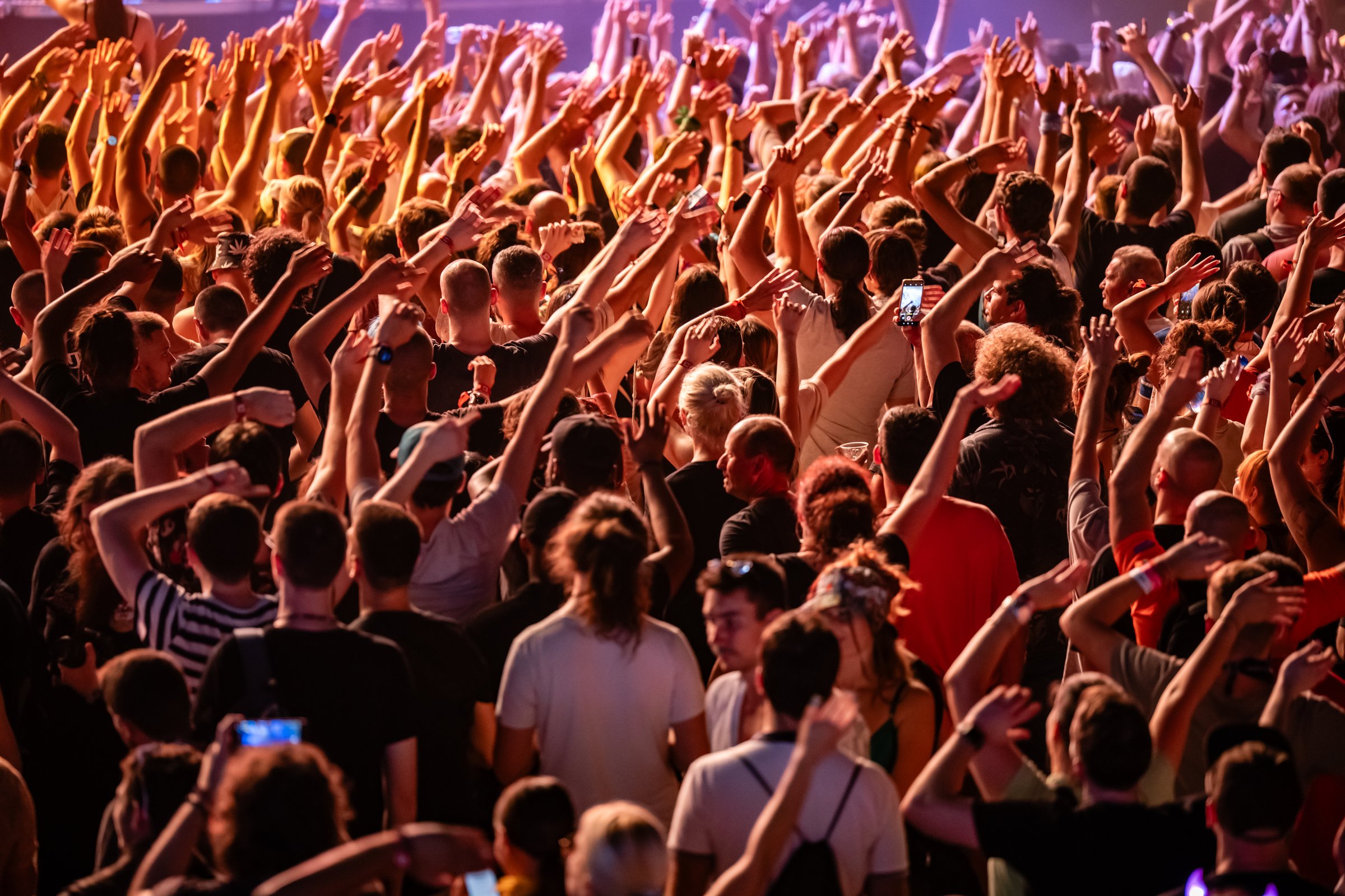 Festival masivo con miles de asistentes