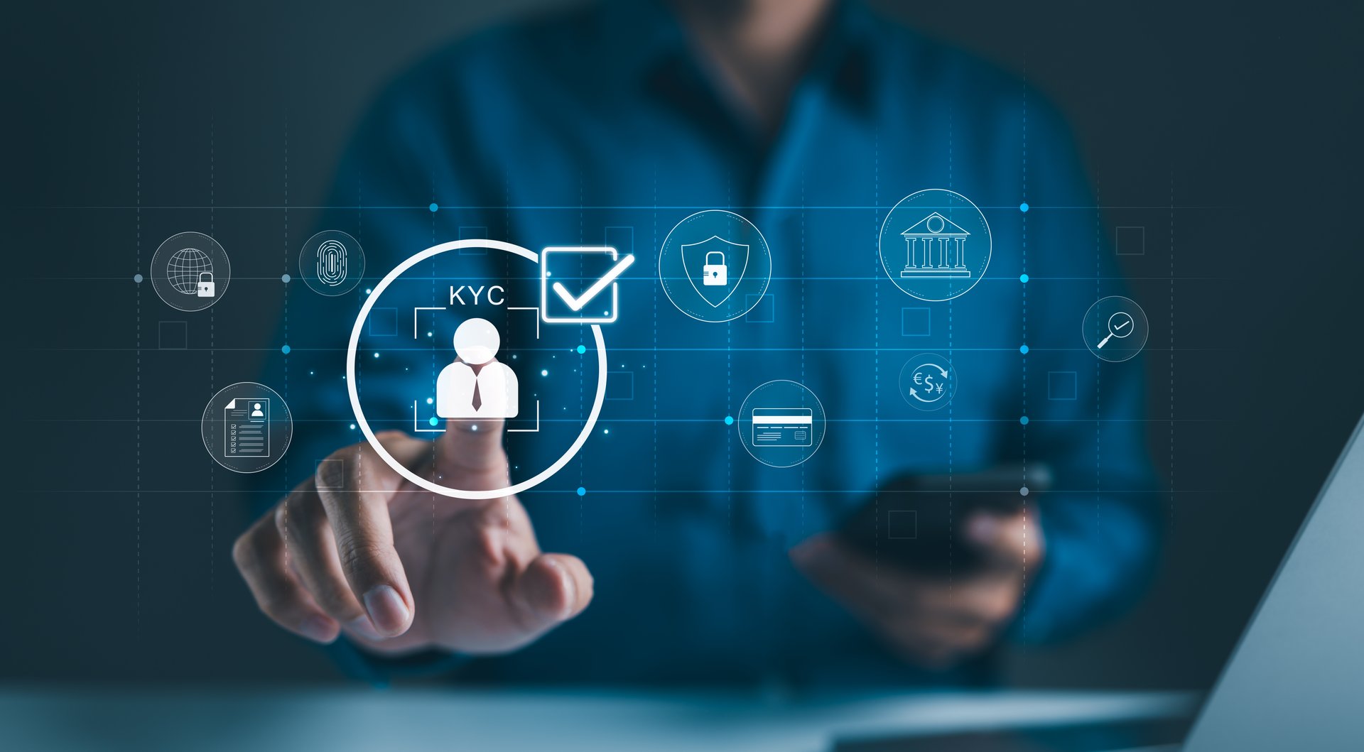 Interactive KYC compliance interface