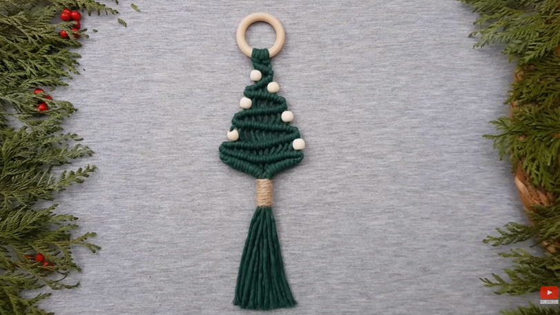 Árbol de Navidad en Macramé