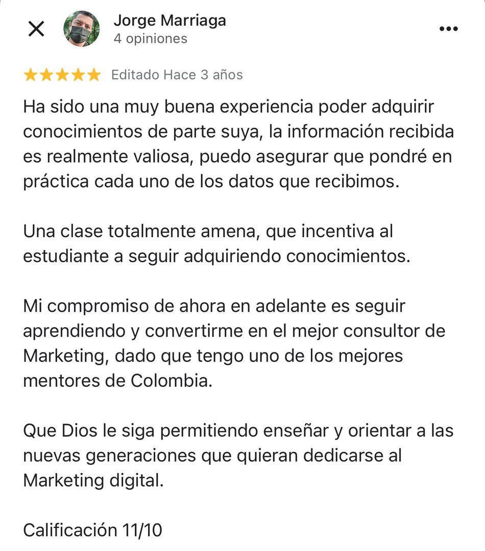 Reseña de cliente 2
