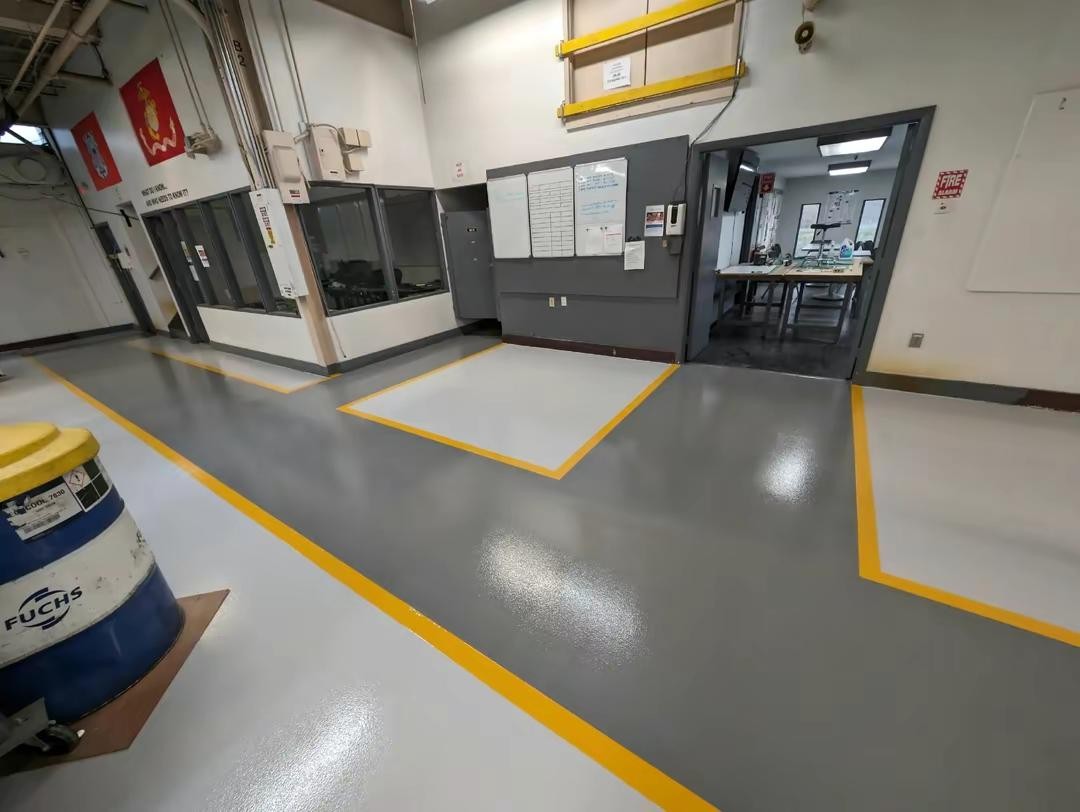 Pardoseală epoxy rezistentă