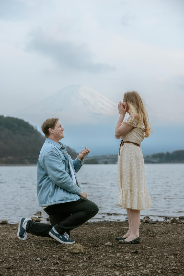 Mount Fuji couples photography
