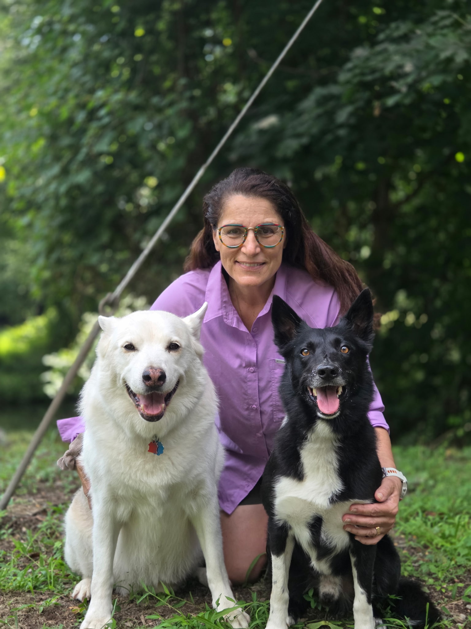 Ramella with trained dogs