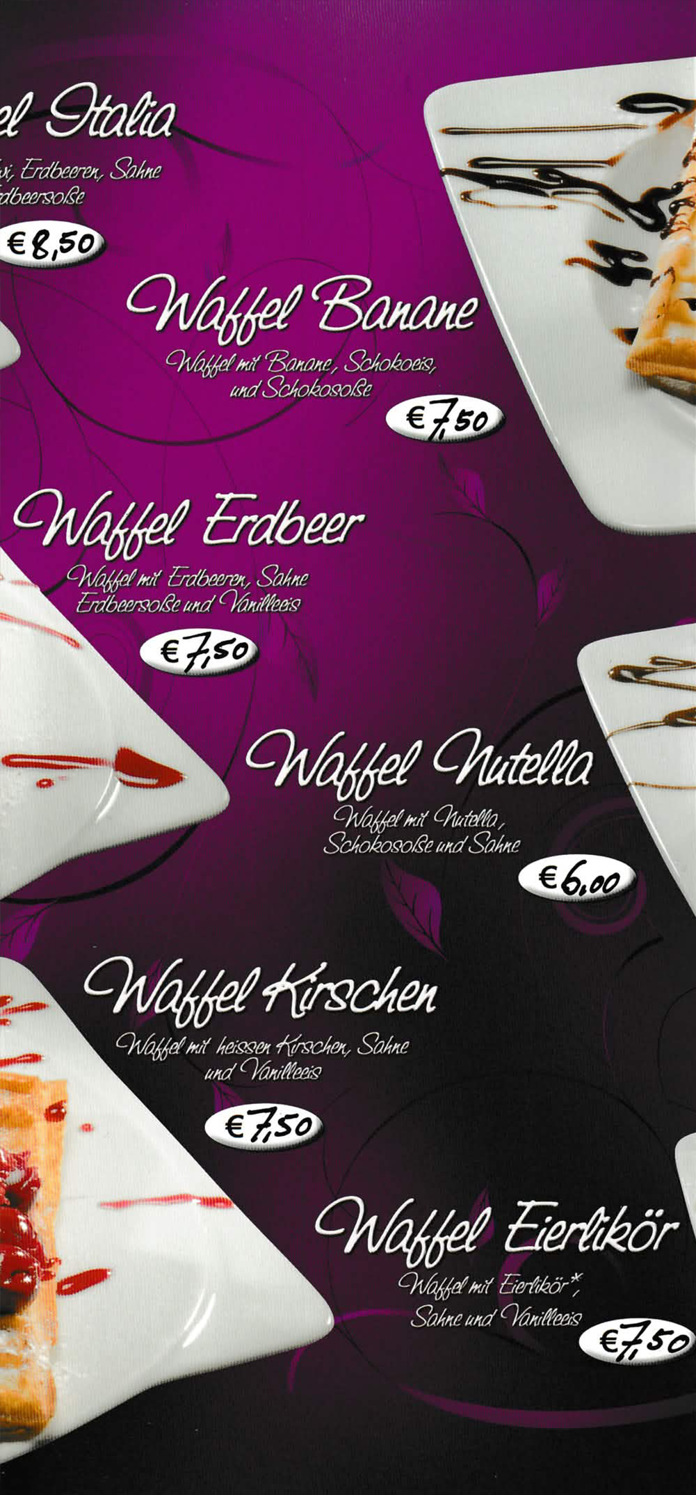 Waffelnkarte Seite 3