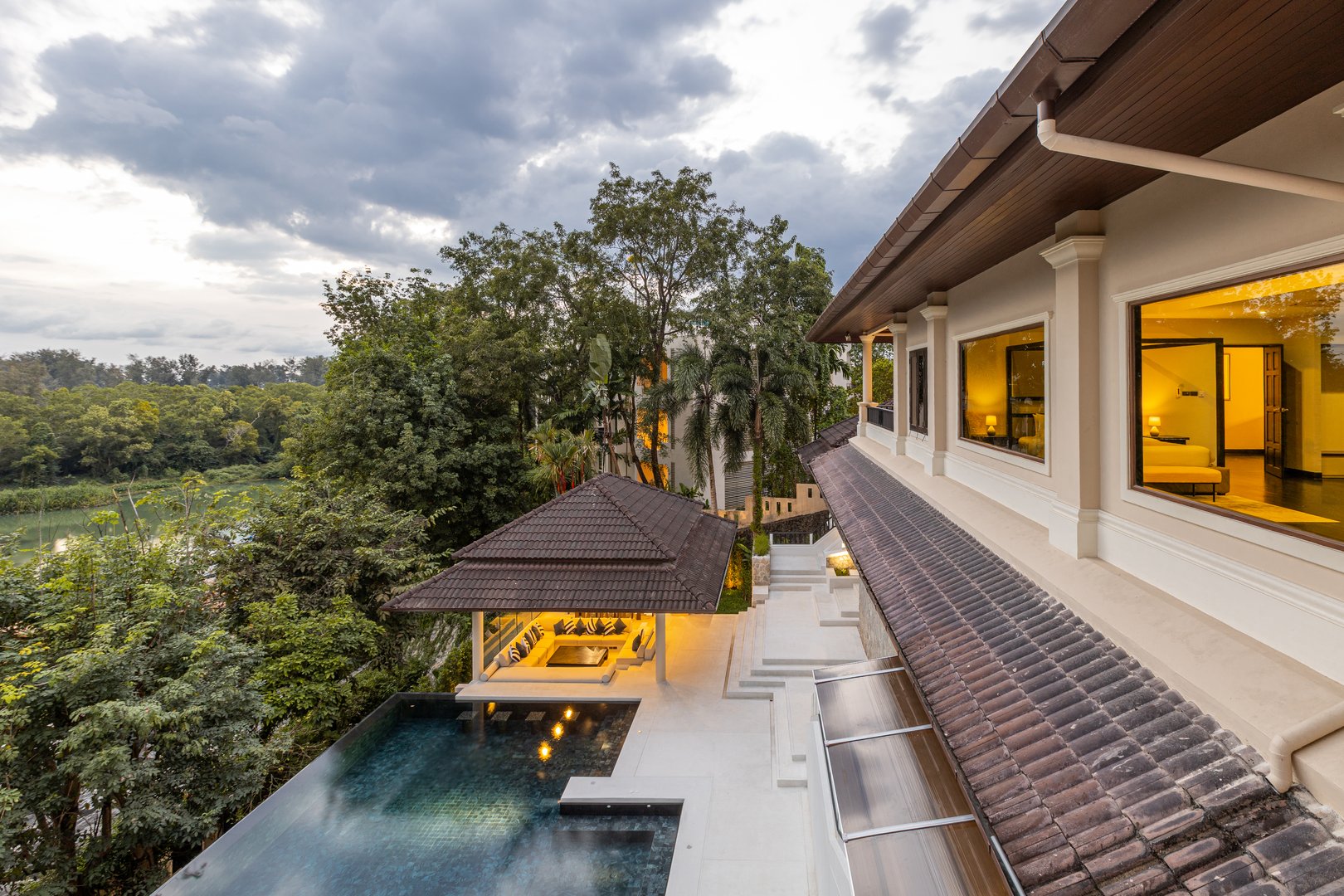 Villa Rija outdoor living area