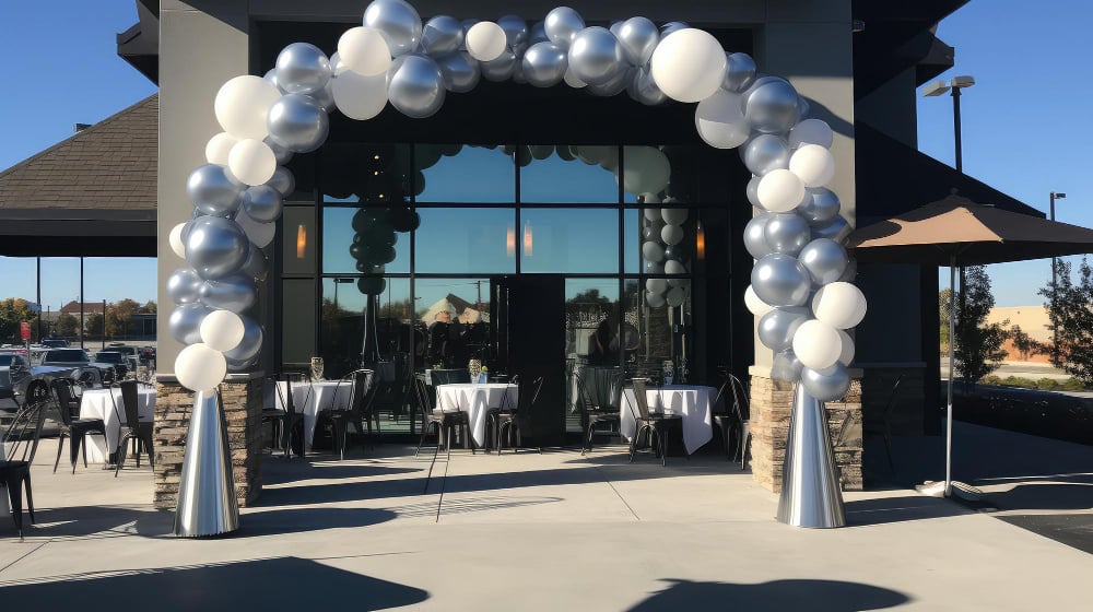 Imbiss Ballongirlande