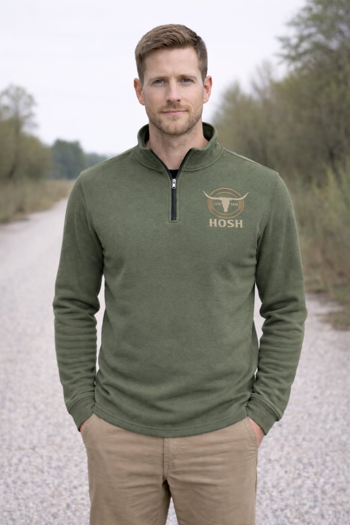 HOSH Field Sweater Olive