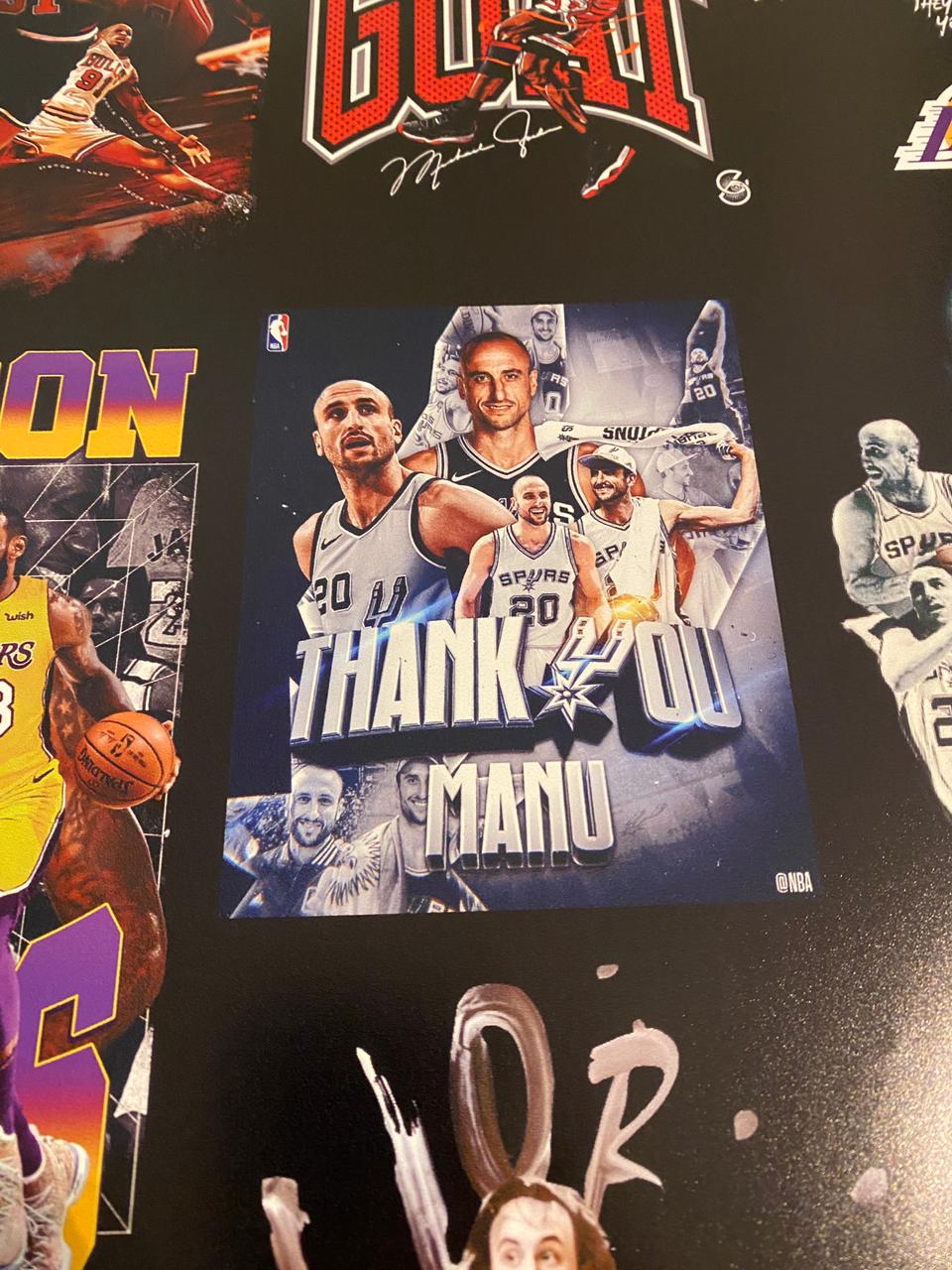 Placa NBA Lakers personalizada con diseño premium