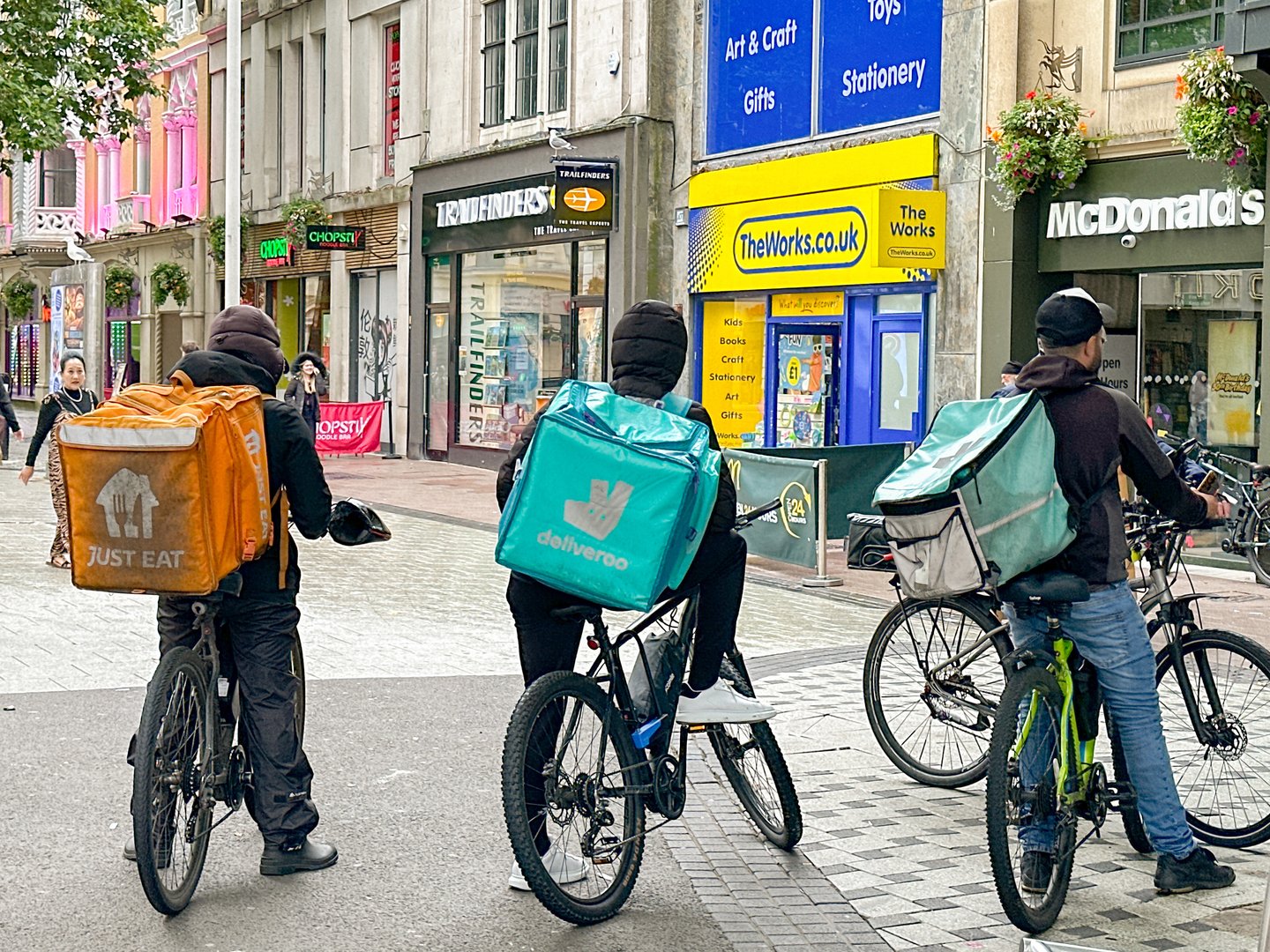 Work location pickup