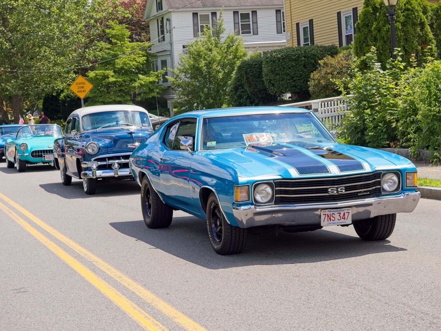 1972 Chevrolet Chevelle SS on parade
