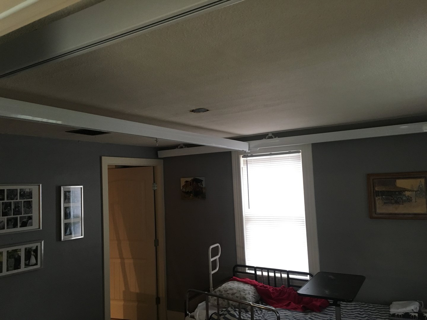 Ceiling track accessibility solution