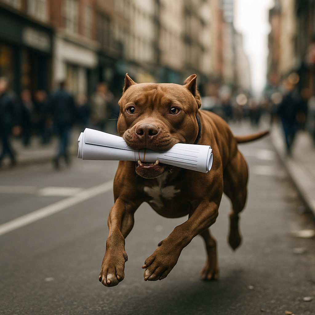 Professional process server in action delivering legal documents