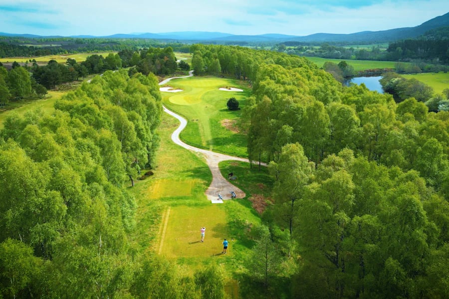 Spey Valley Golf Course Aerial View