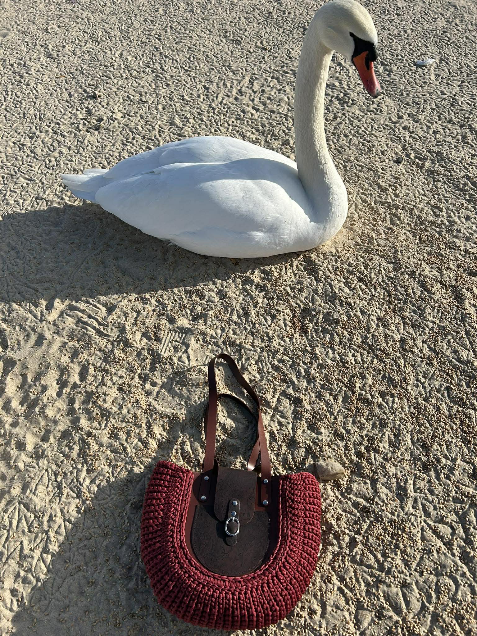 Shopperka Giulia w kolorze wina