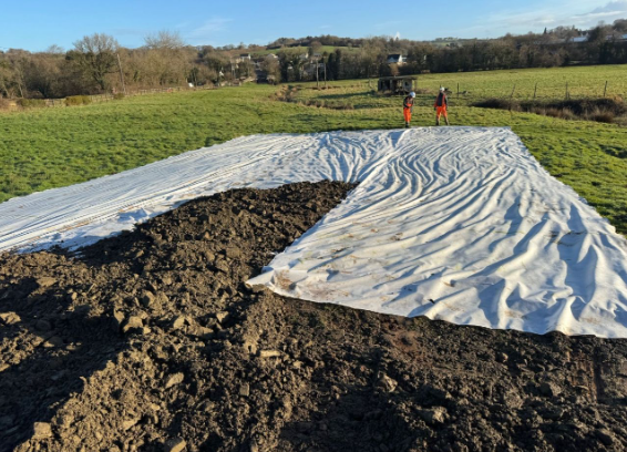 Patio construction project