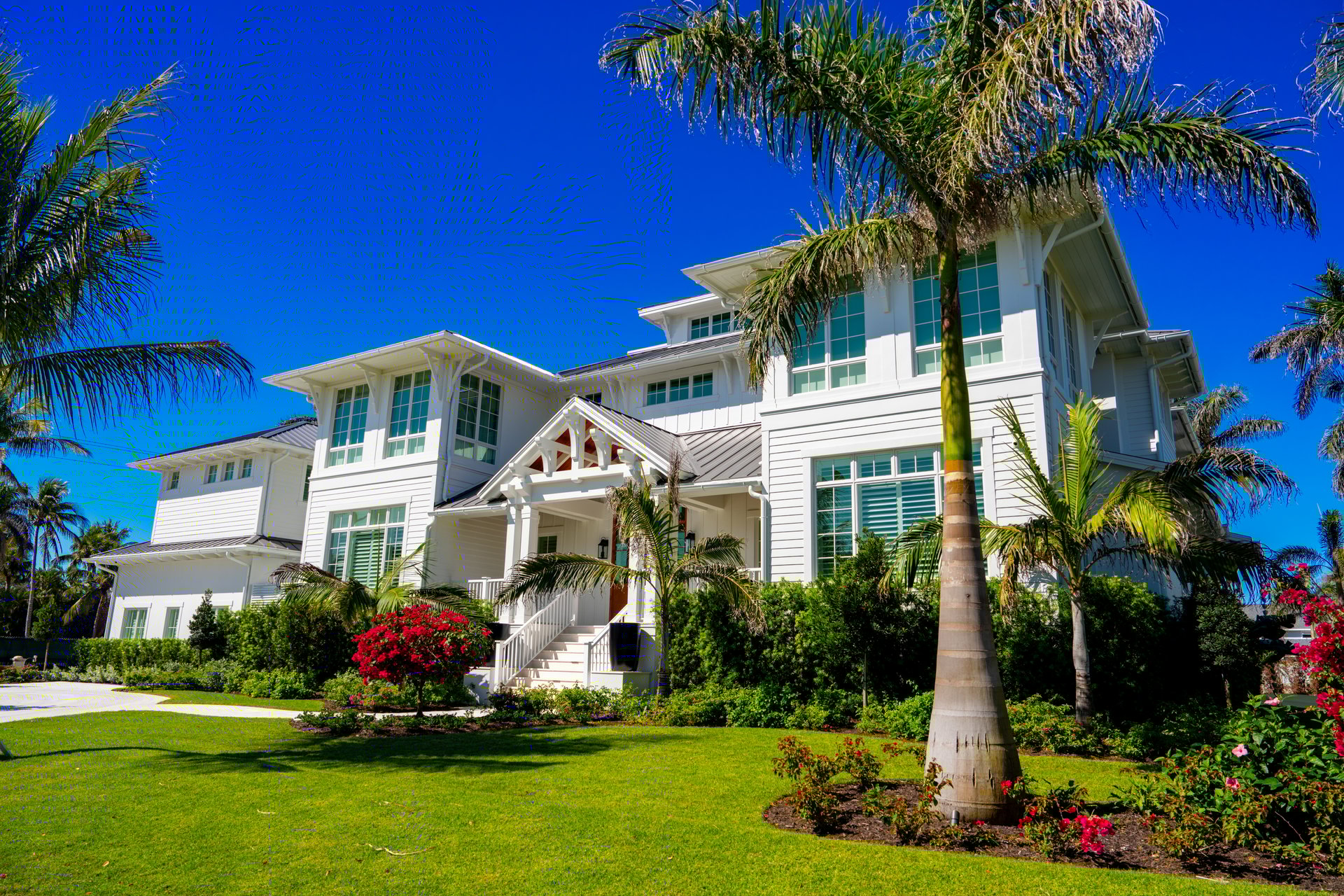 Naples, FL, USA - March 19, 2025: Ultra luxury homes Naples Florida USA 2025