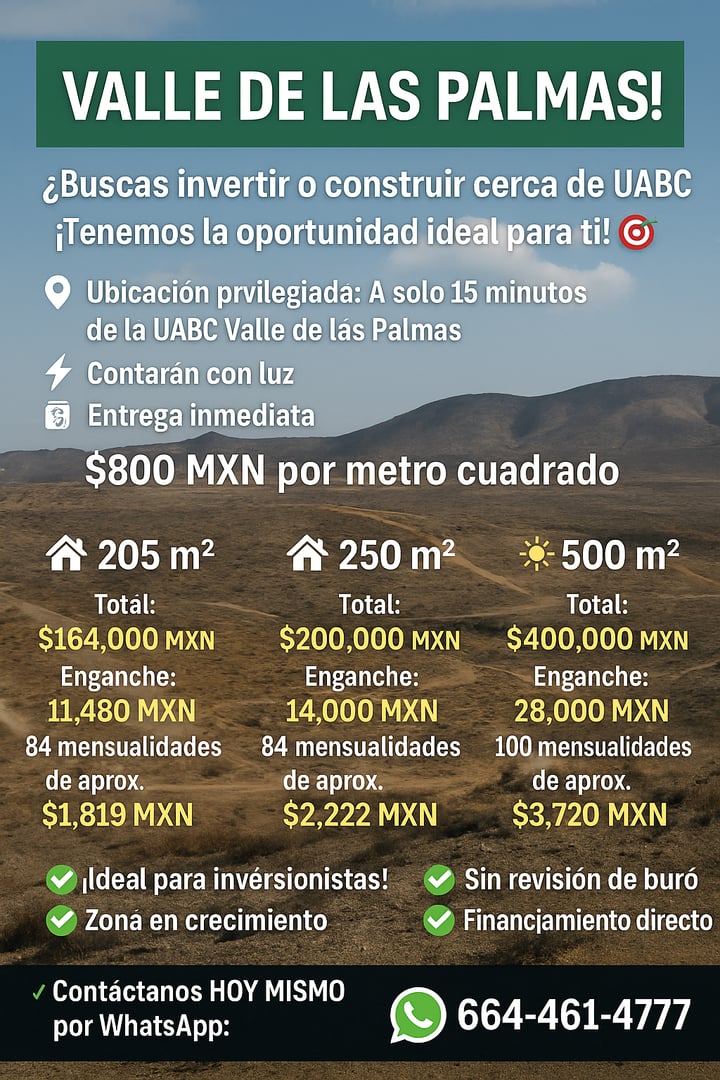 Terreno en Baja California