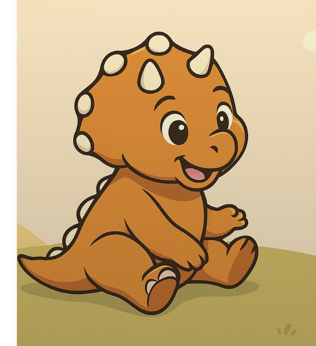 Rawr Rawr Dinosaur character