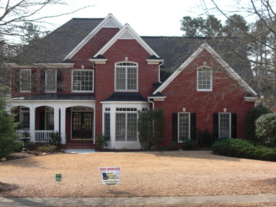 Detailed architectural roofing work