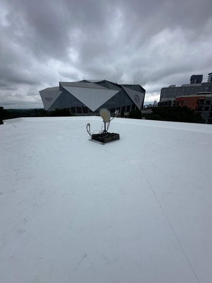 Commercial roofing project