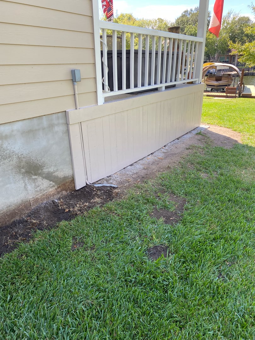 Seven Coves addition - construction detail