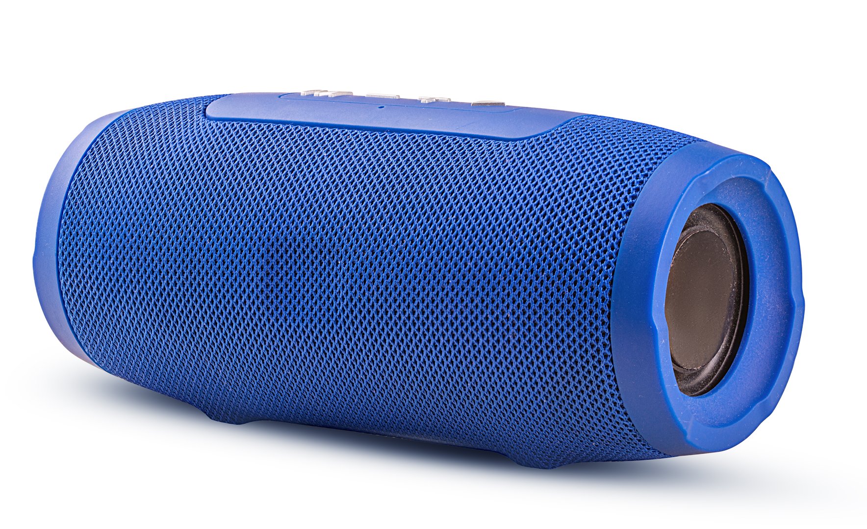 Blue bluetooth speaker
