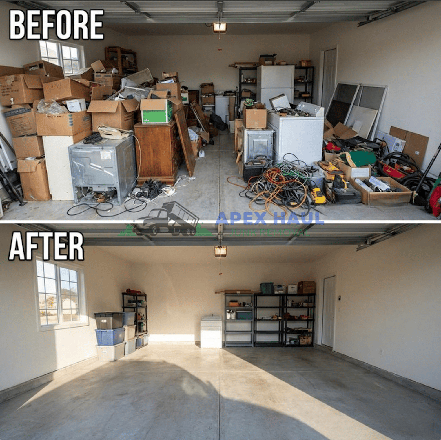 Before and After comparison