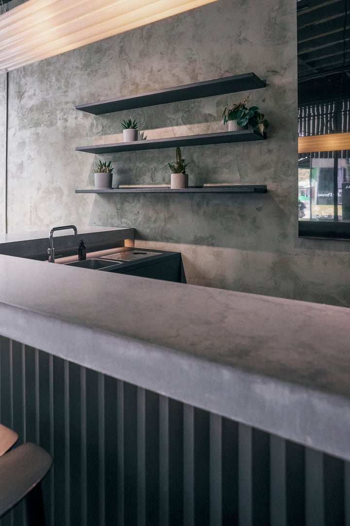 Bar-Bereich mit stimmungsvoller Beleuchtung Eventlocation