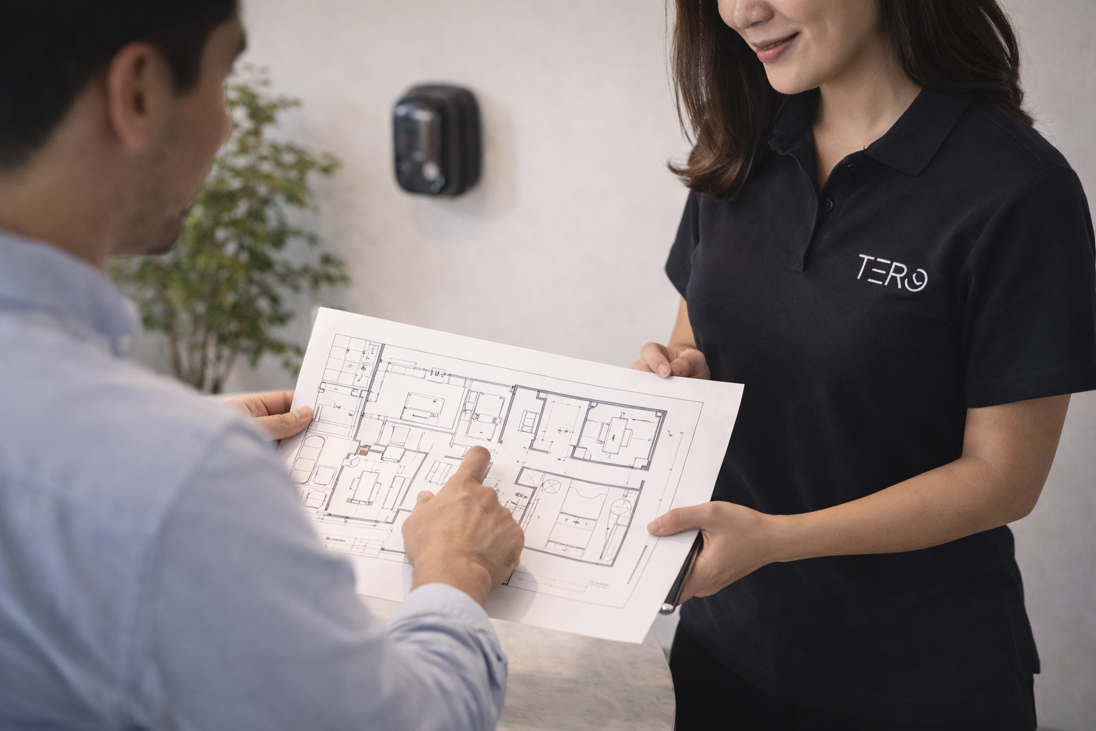 Paso 1 - Compartir información del espacio